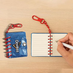 Doritos Mini Composition Notebook Keychain, Clip on Book Keychain for Backpack, 2" x 2.5" Back to School/Work