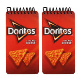 Doritos 2pack Cute Spiral Small Notebook Pocket Size Notepad, College Ruled Memo Pads for Home, Office, College and School 6.5"x3.5"