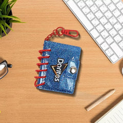 Doritos Mini Composition Notebook Keychain, Clip on Book Keychain for Backpack, 2" x 2.5" Back to School/Work