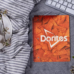 Doritos Cute One Subject Spiral Notebook College Ruled, 3 Ring Single Subject Spiral for School Fun Cute Notebooks