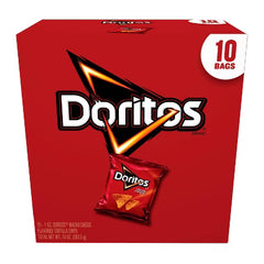 Doritos Nacho Cheese Flavored Tortilla Chips - 10oz/10ct