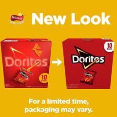 Doritos Nacho Cheese Flavored Tortilla Chips - 10oz/10ct