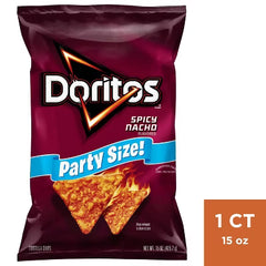Doritos Spicy Nacho Flavored Party Size Tortilla Chips - 15oz